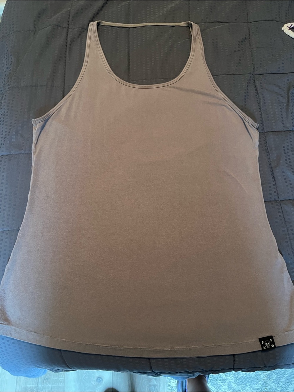 Constantly Varied Gear Brown Scoop-Neck Tank Top